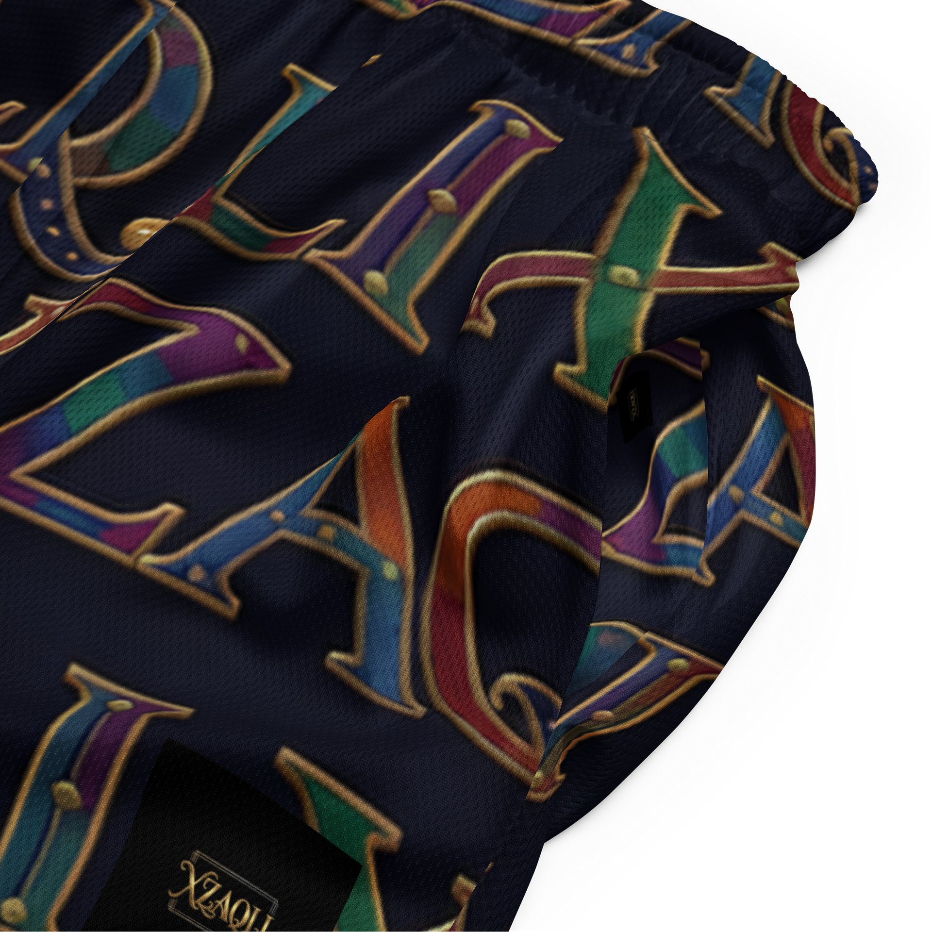 XZAQLI Men's Prism Monogram Mesh Shorts product image (3)