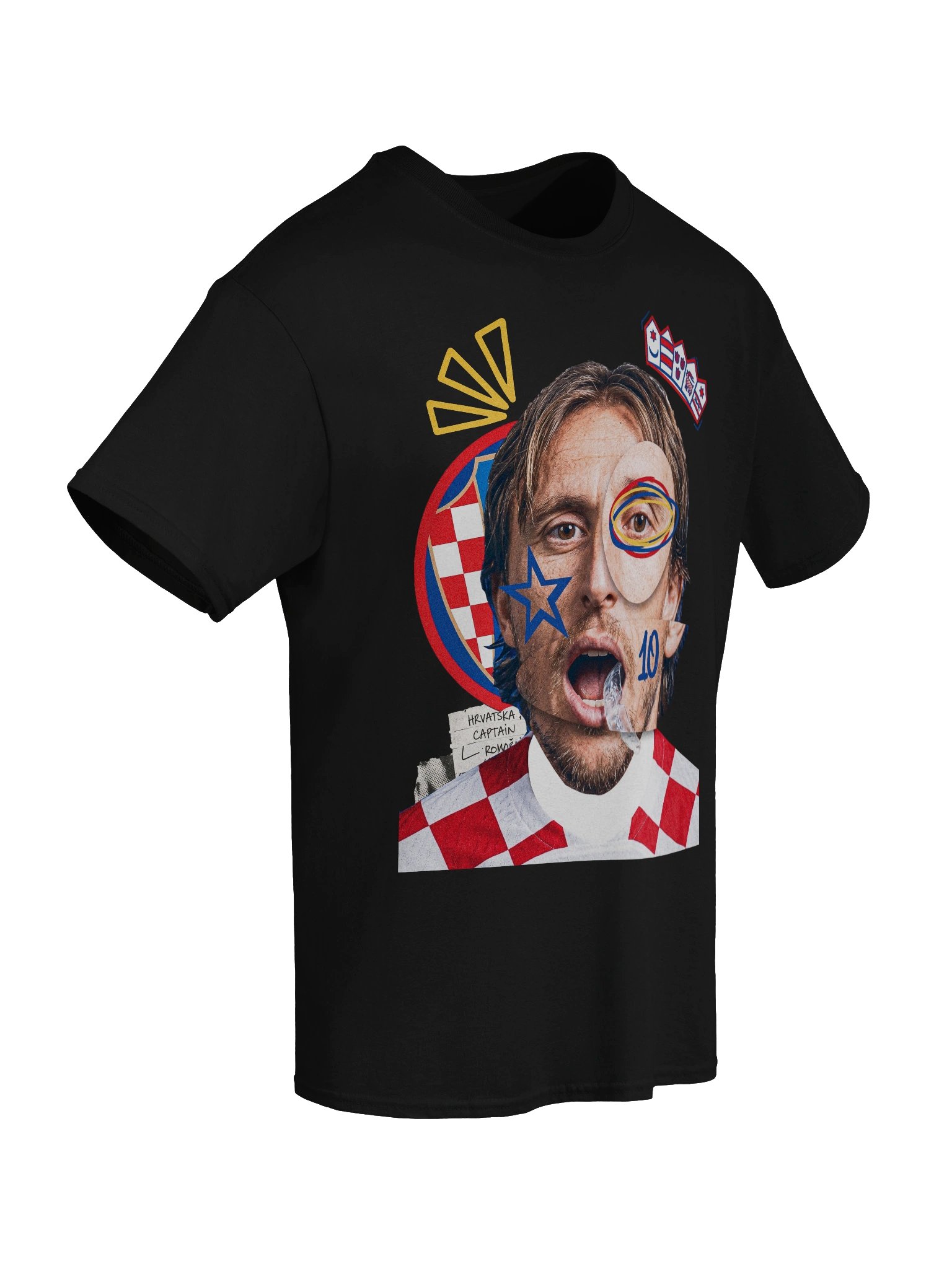 Croatia "Modric" Football Icon T-Shirt product image (6)