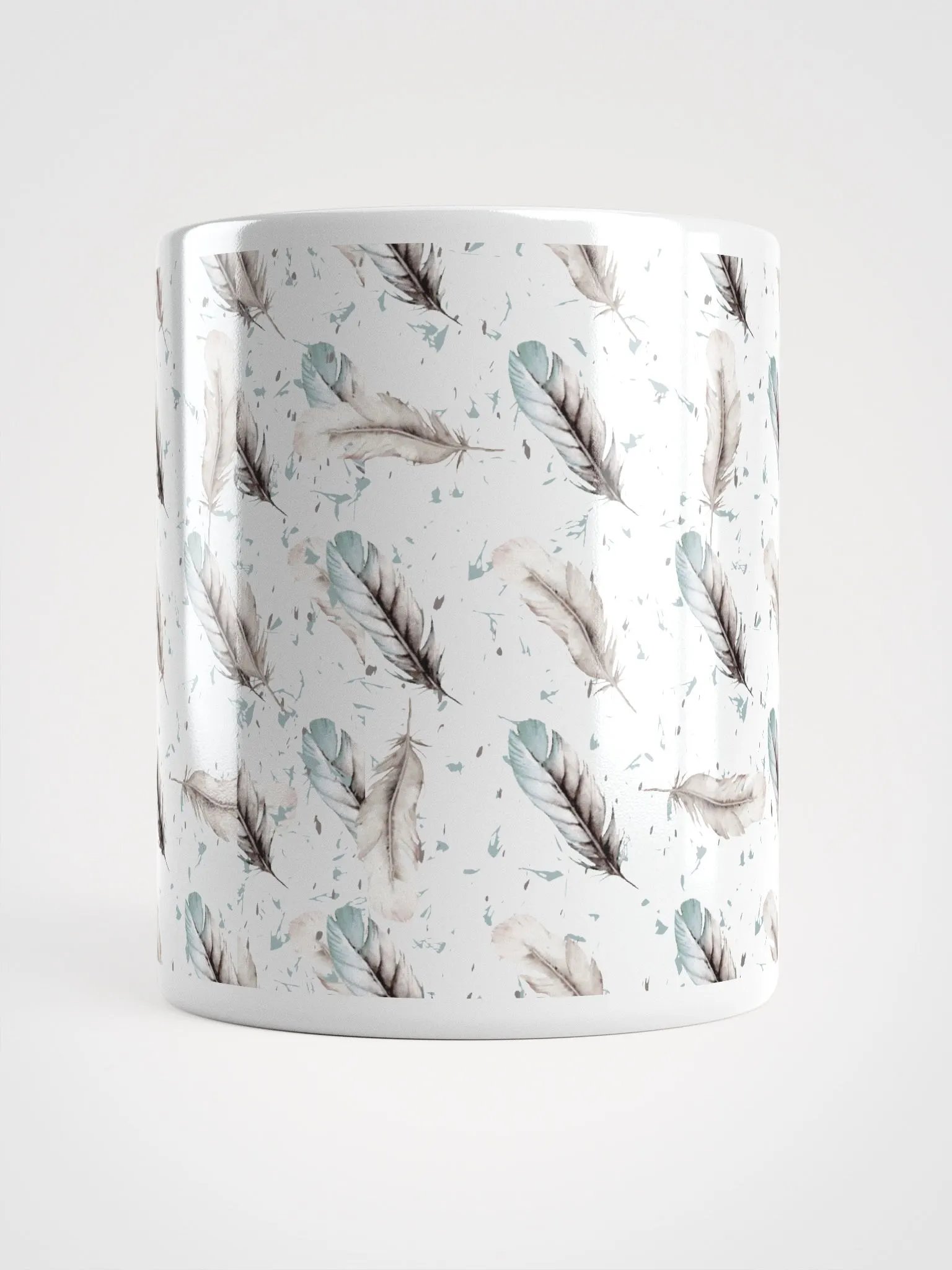 Feathered Dreams White Glossy Mug product image (5)