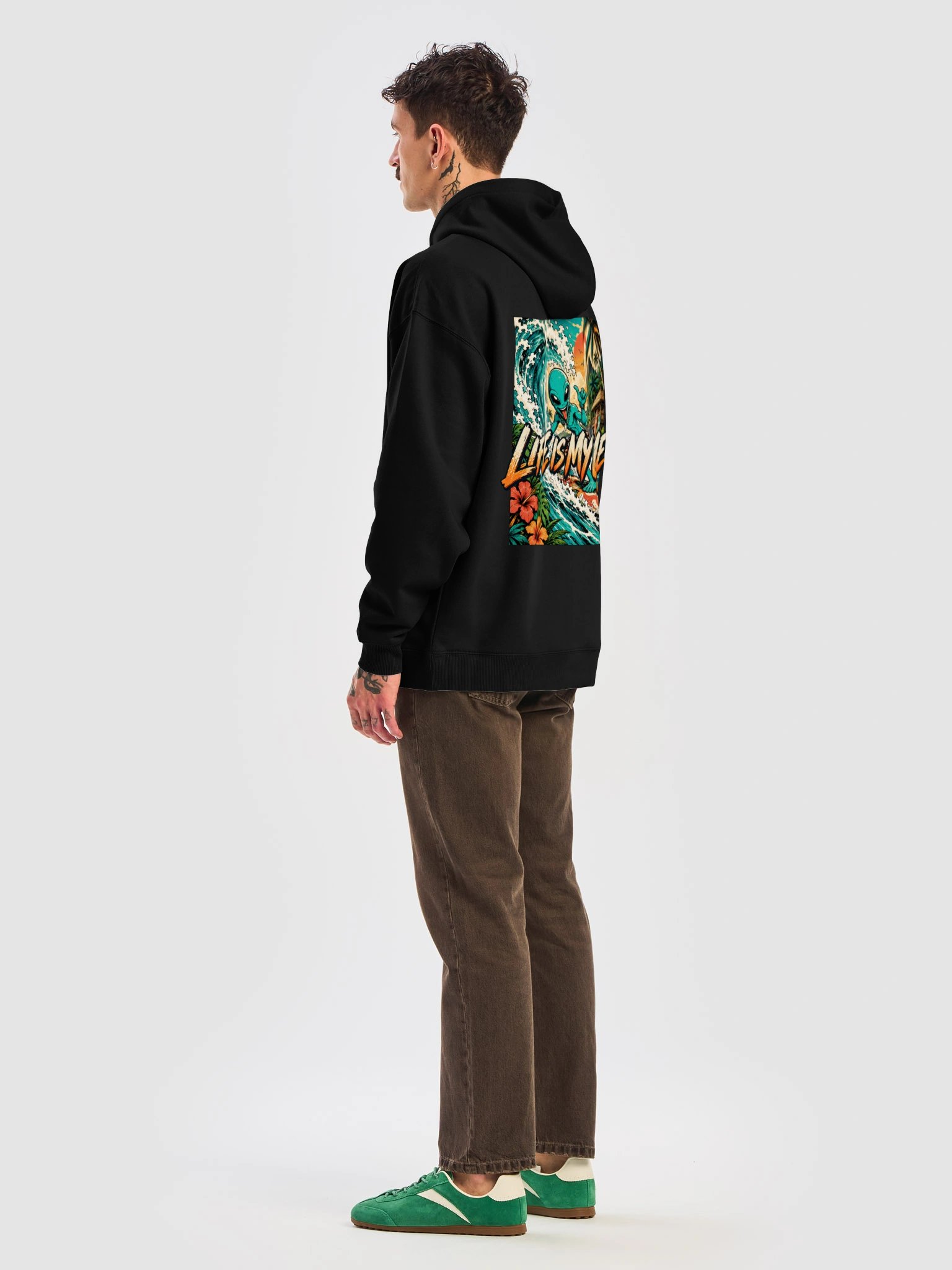 Life Is My Game — Local Alien Unisex Hoodie product image (6)