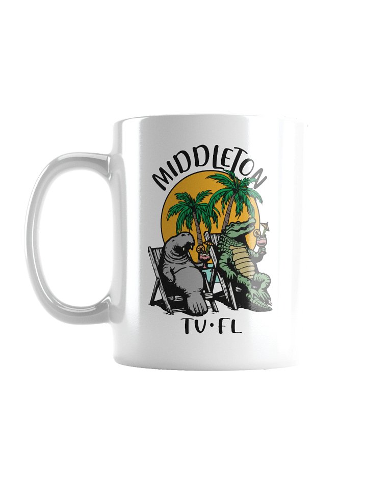 Middleton TV Florida USA Fun Manatee Alligator Design Coffee Mug product image (1)