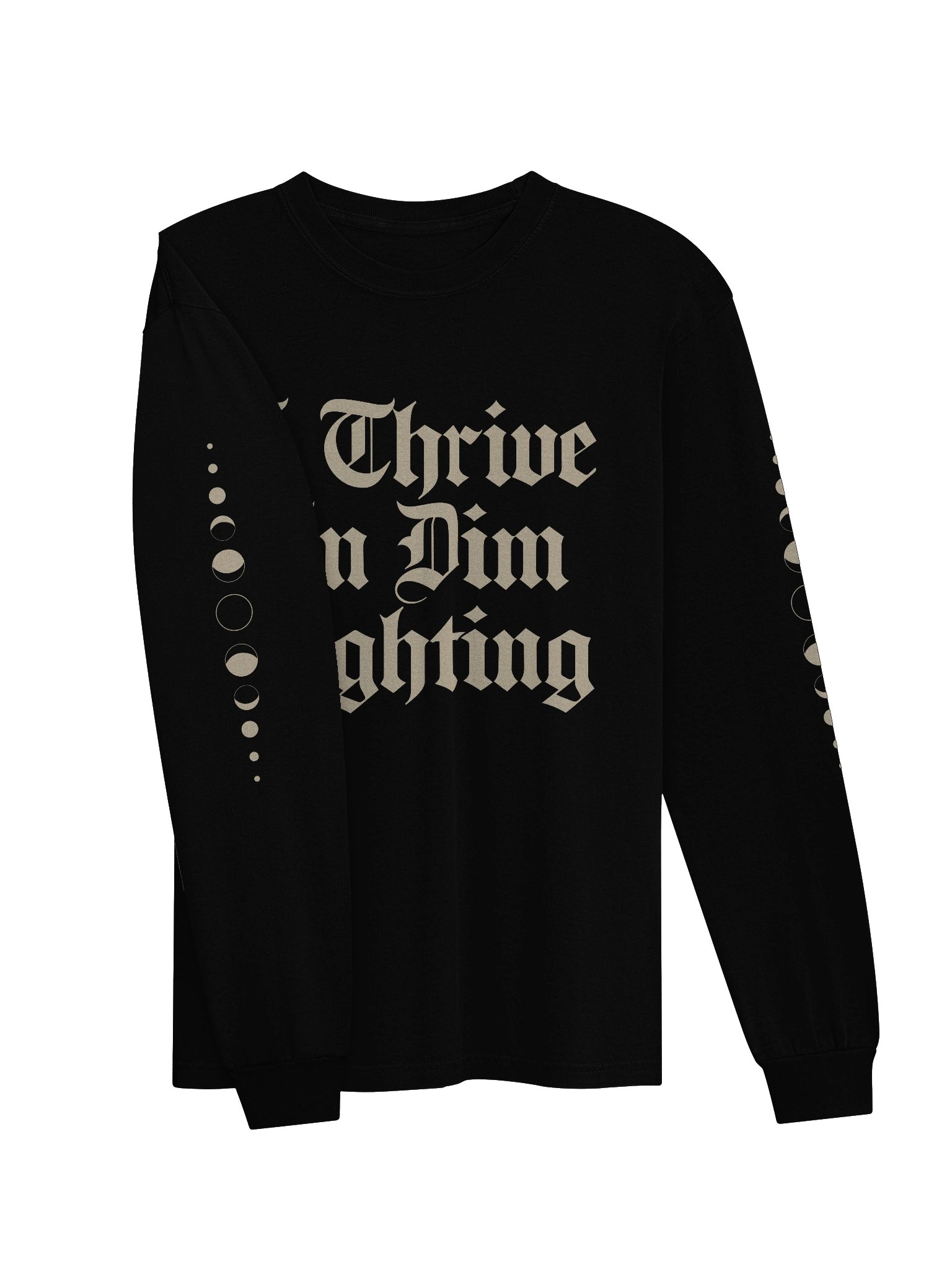 I Thrive in Dim Lighting Long Sleeve Shirt | Gothic Sensory Friendly Shirt | Dark Academia Chronic Illness Top product image (3)