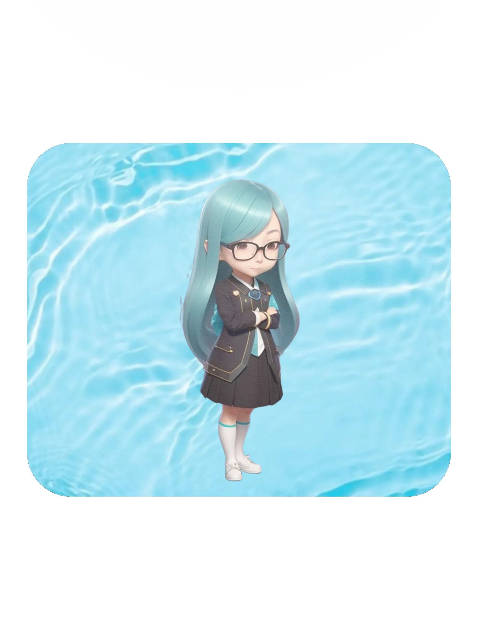 (AQUA CHIBI) K Classic Mouse Pad product image (2)