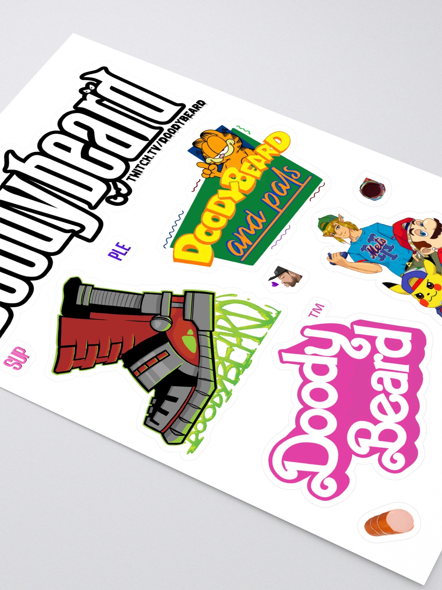 DOODYBEARD STICKER SHEET!!! product image (2)
