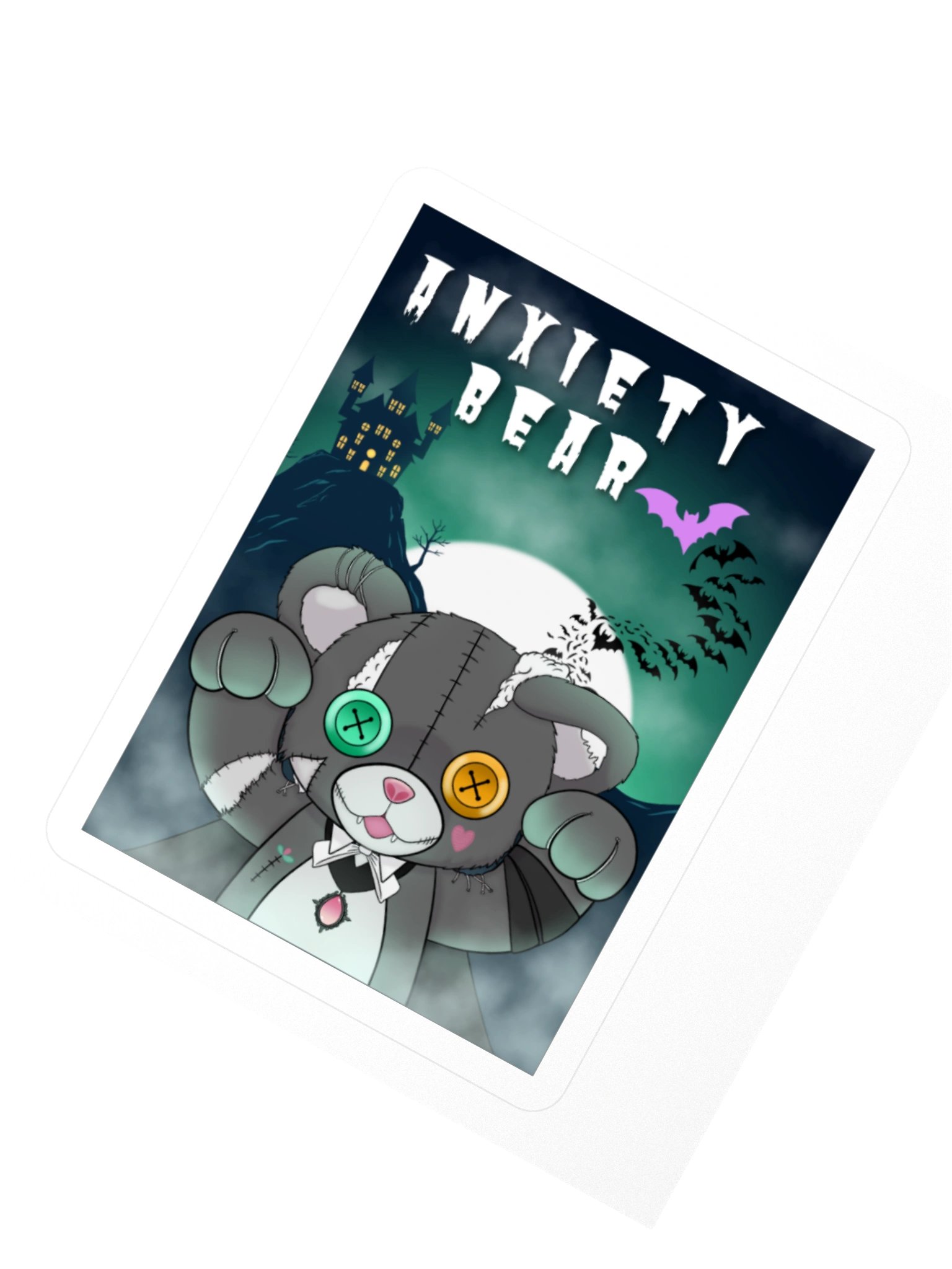 Anxiety Vampbear Sticker product image (4)