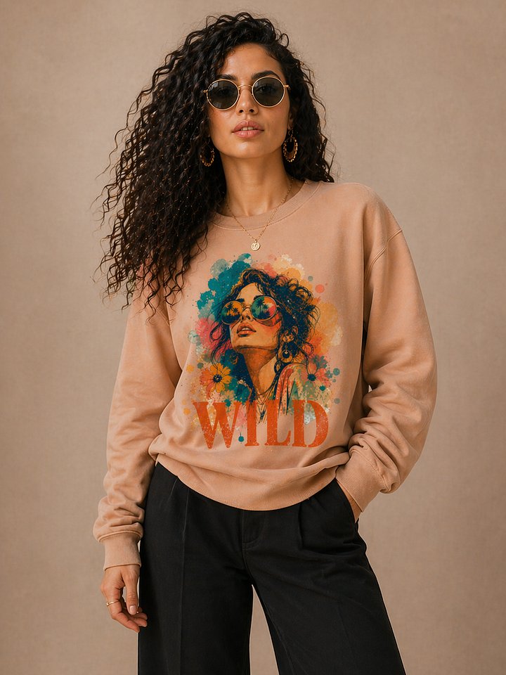 WILD Graphic Sweatshirt – Premium Cotton Crewneck product image (2)