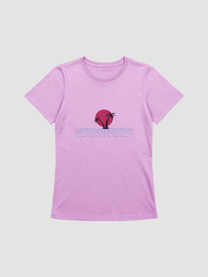 Retro Paradise Palm Trees Women's T-Shirt product image (1)