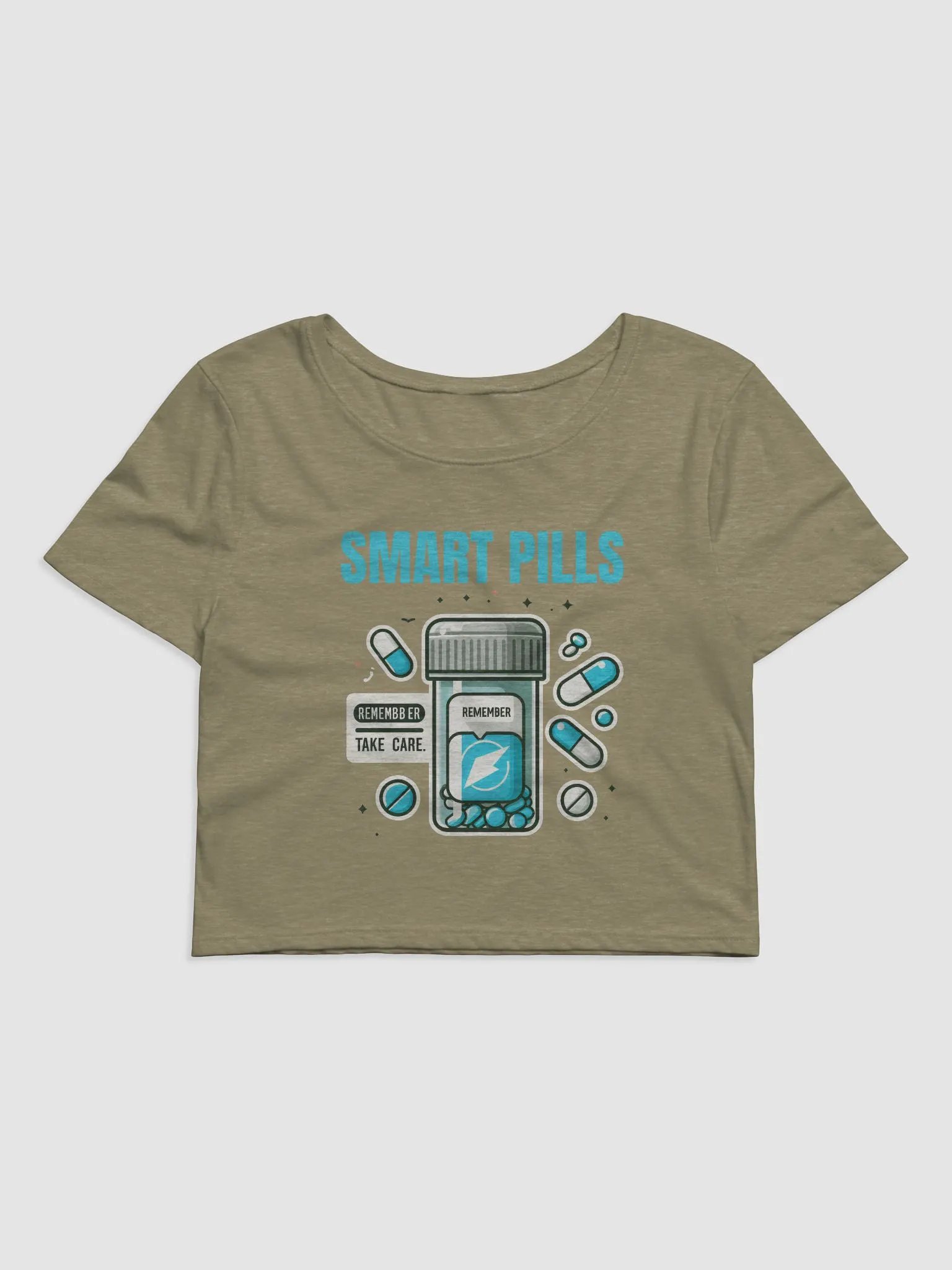 Memory Boost Smart Pills Crop Tee product image (1)
