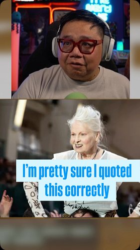 I’m absolutely sure she said it #dressmaker #gaming #historicalquote