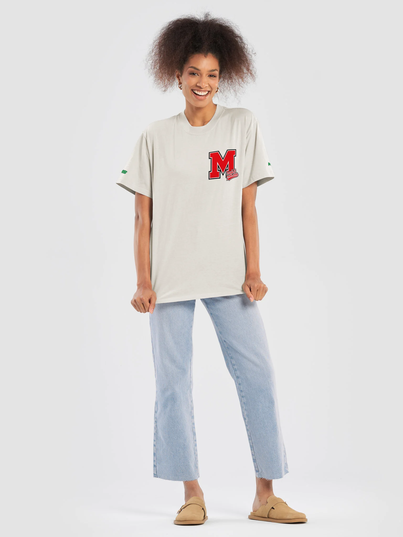 Make It Make Sense Red Oversized Tee product image (7)