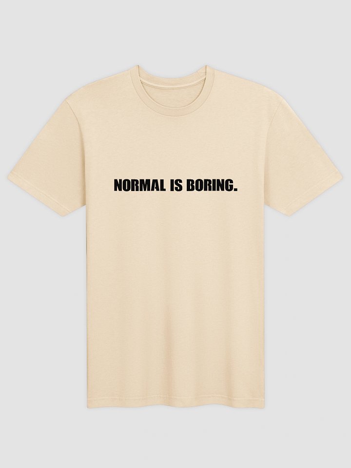 Normal is boring comfy tee lights product image (2)