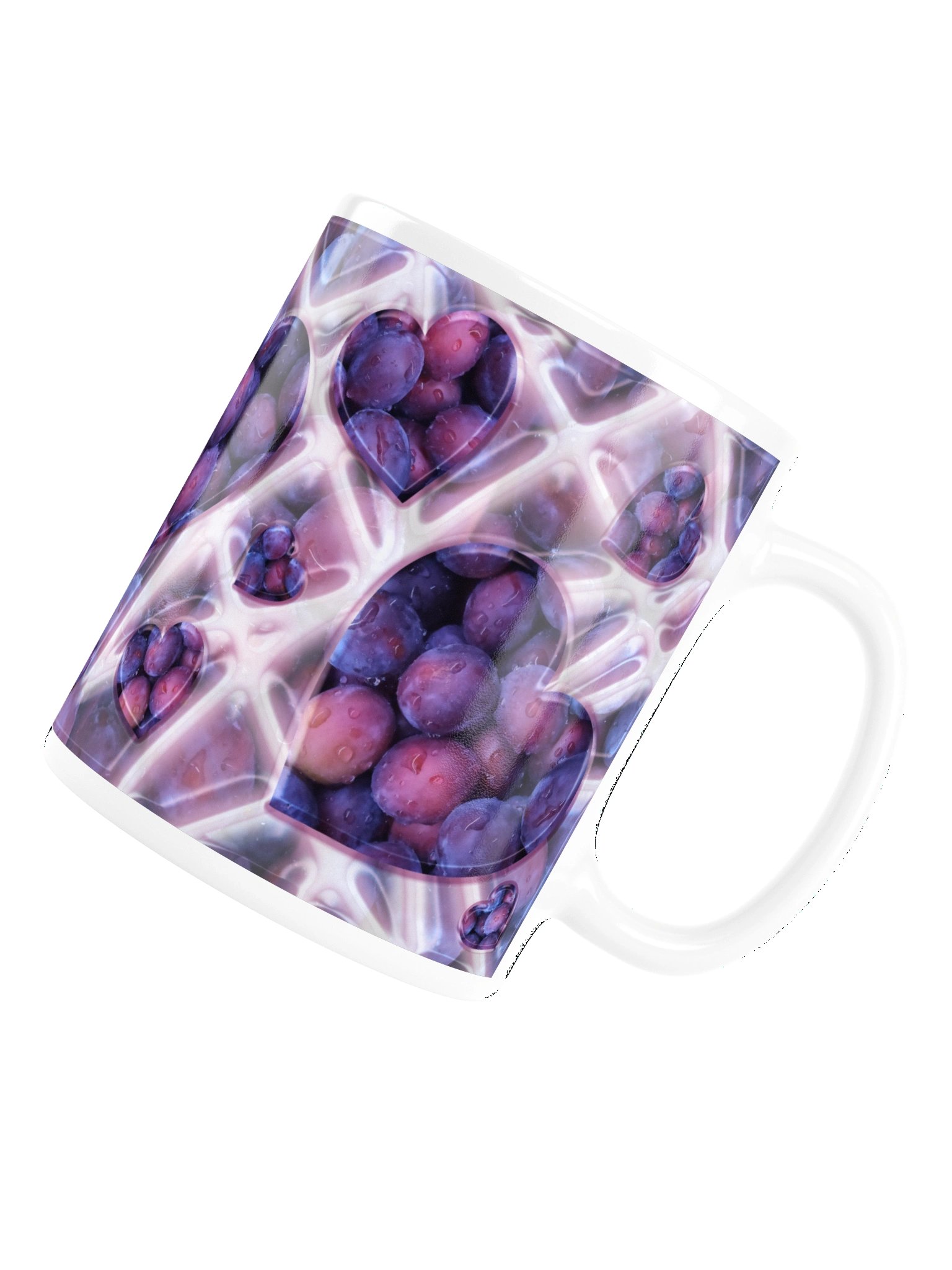 Real Plums Mug with Glassy Hearts product image (6)