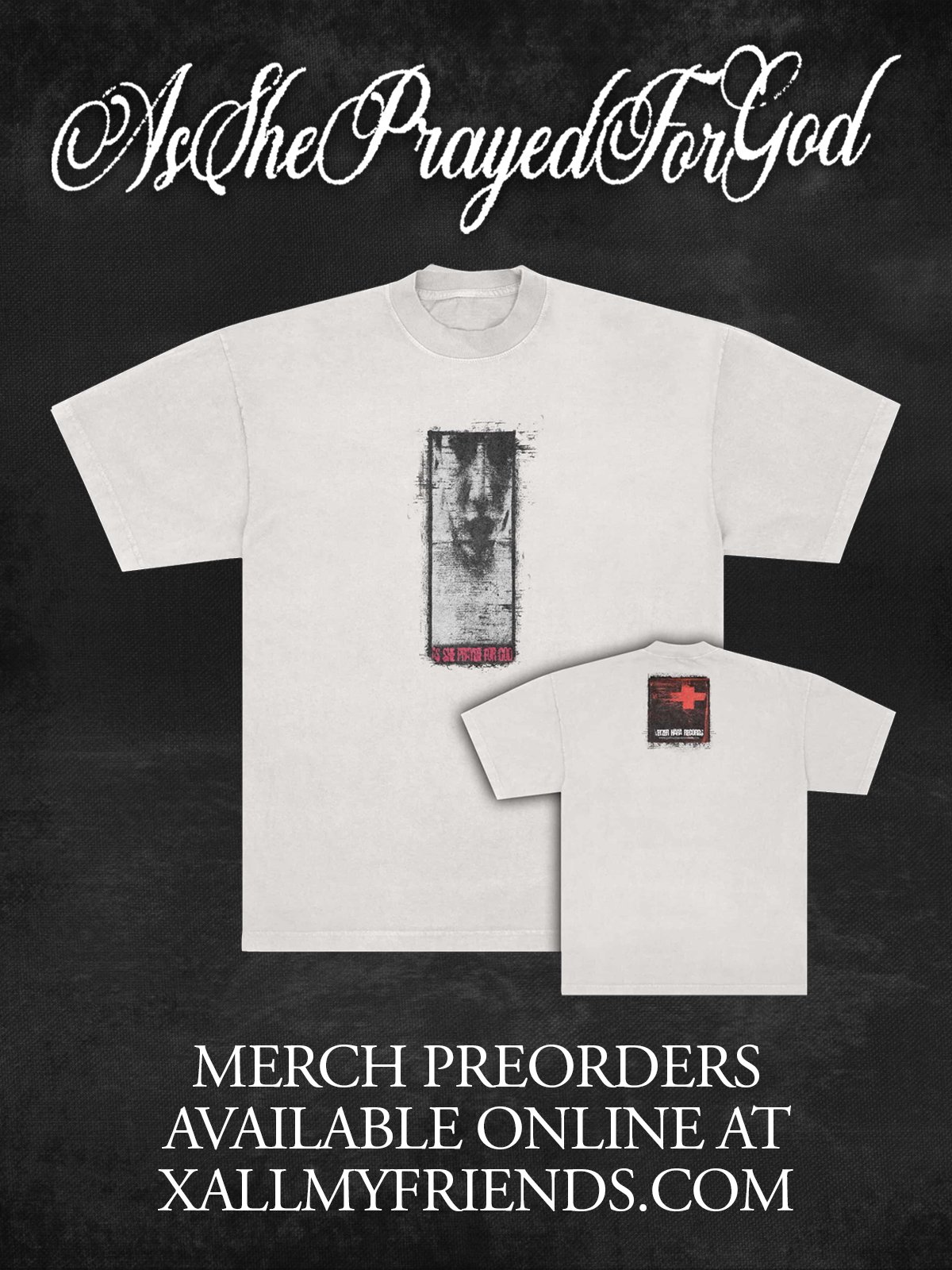 AsShePrayedForGod 'split' tee product image (1)