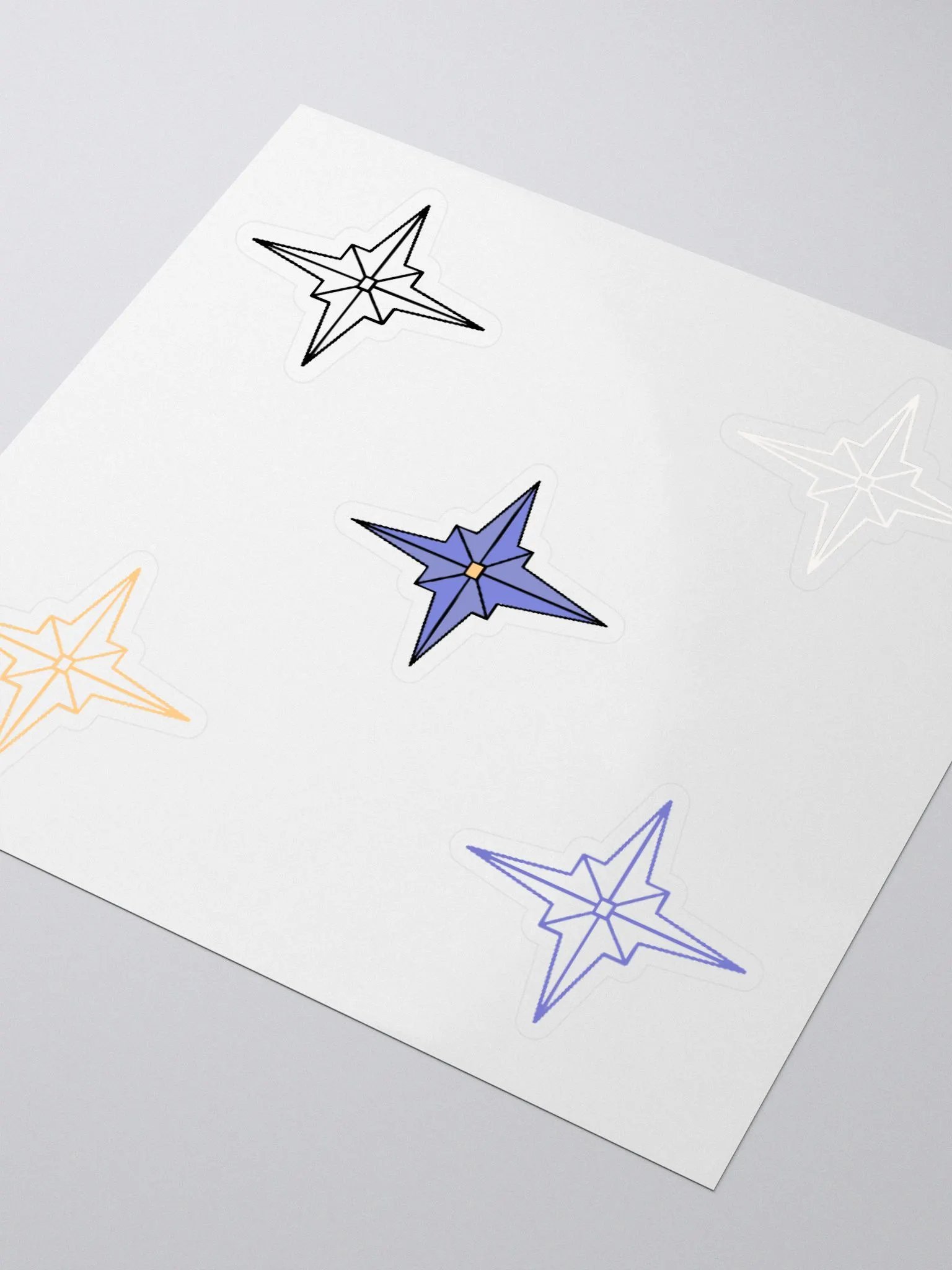 Compass Star Sticker Set product image (1)