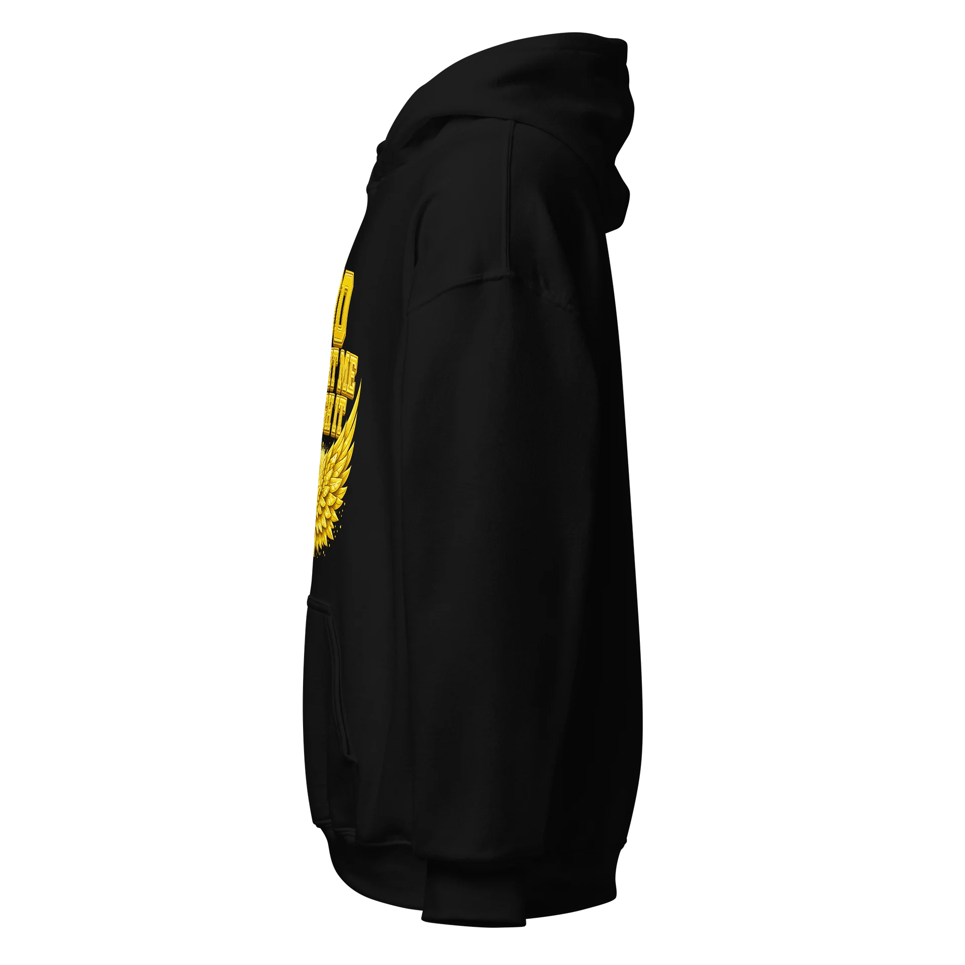 God Brought Me Through It Yellow Signature Hoodie product image (4)