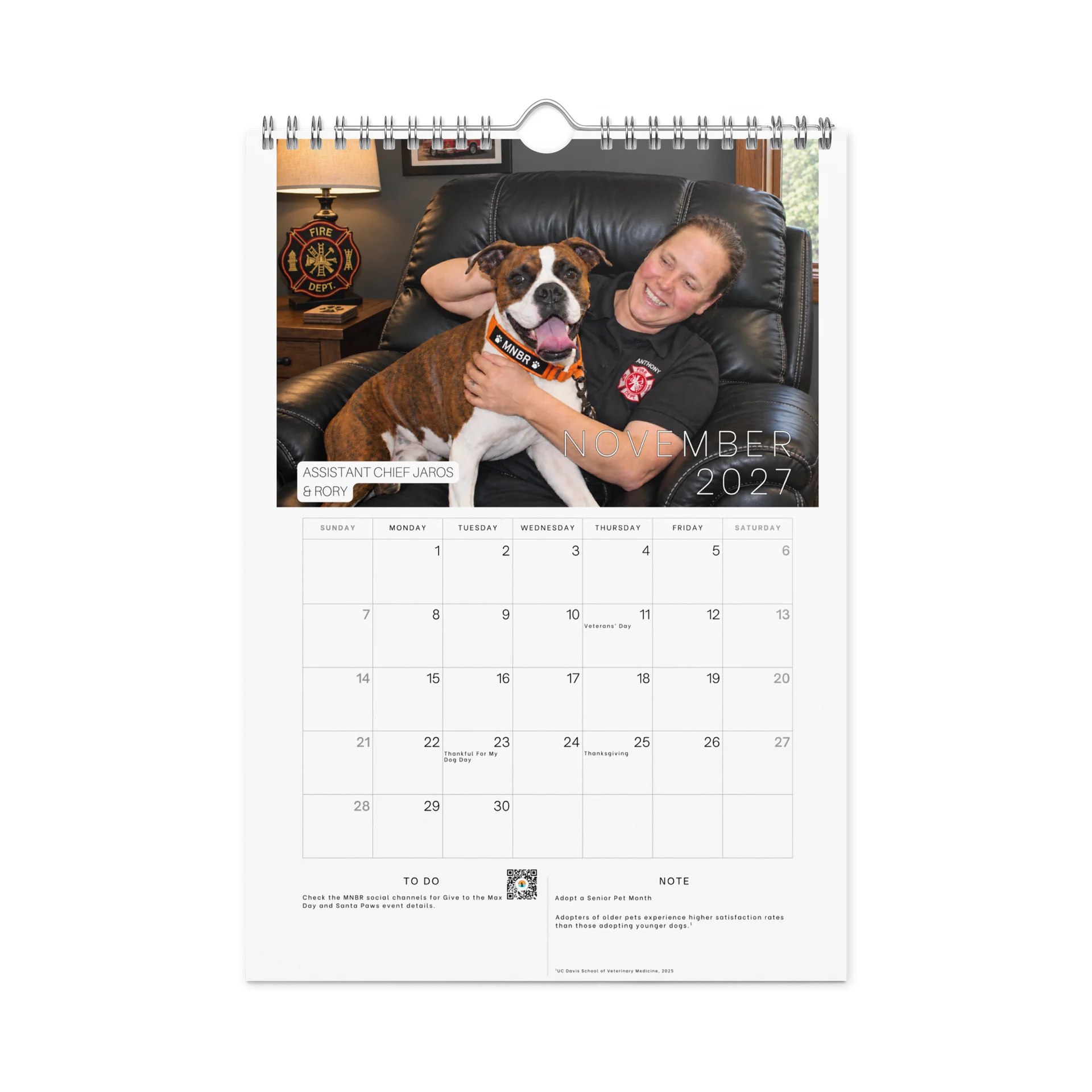 2027 Boxers & Firefighters Calendar product image (5)