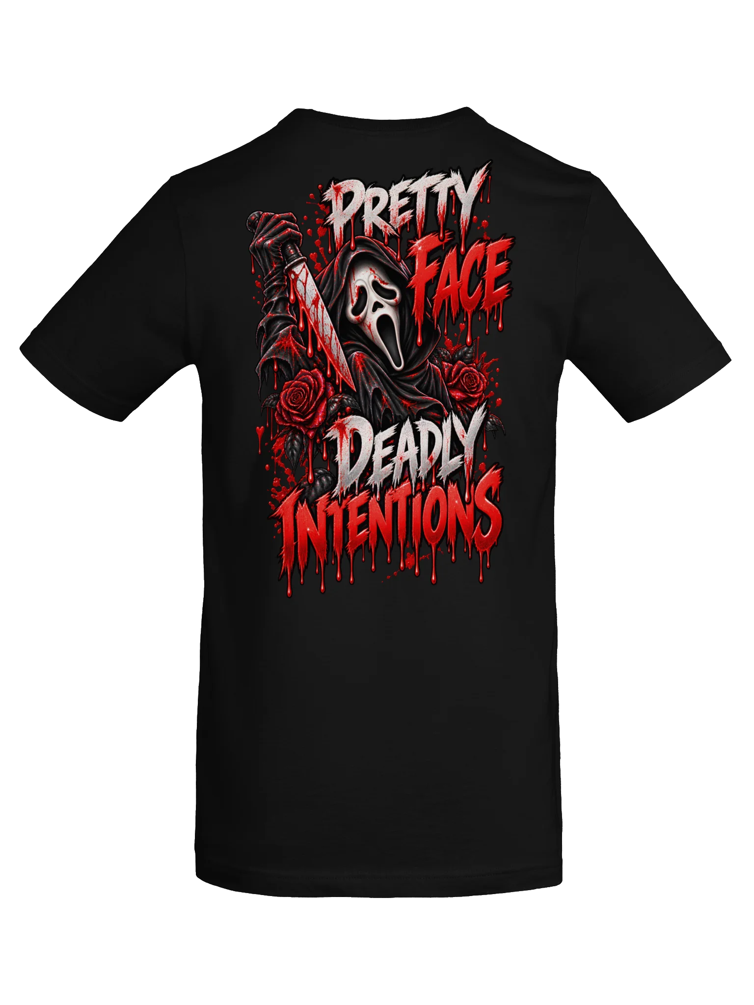 Pretty Face, Deadly Intentions — Halloween Graphic Tee product image (11)