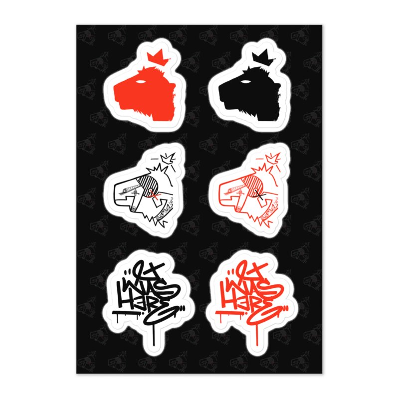 The King Sticker Sheet product image (1)