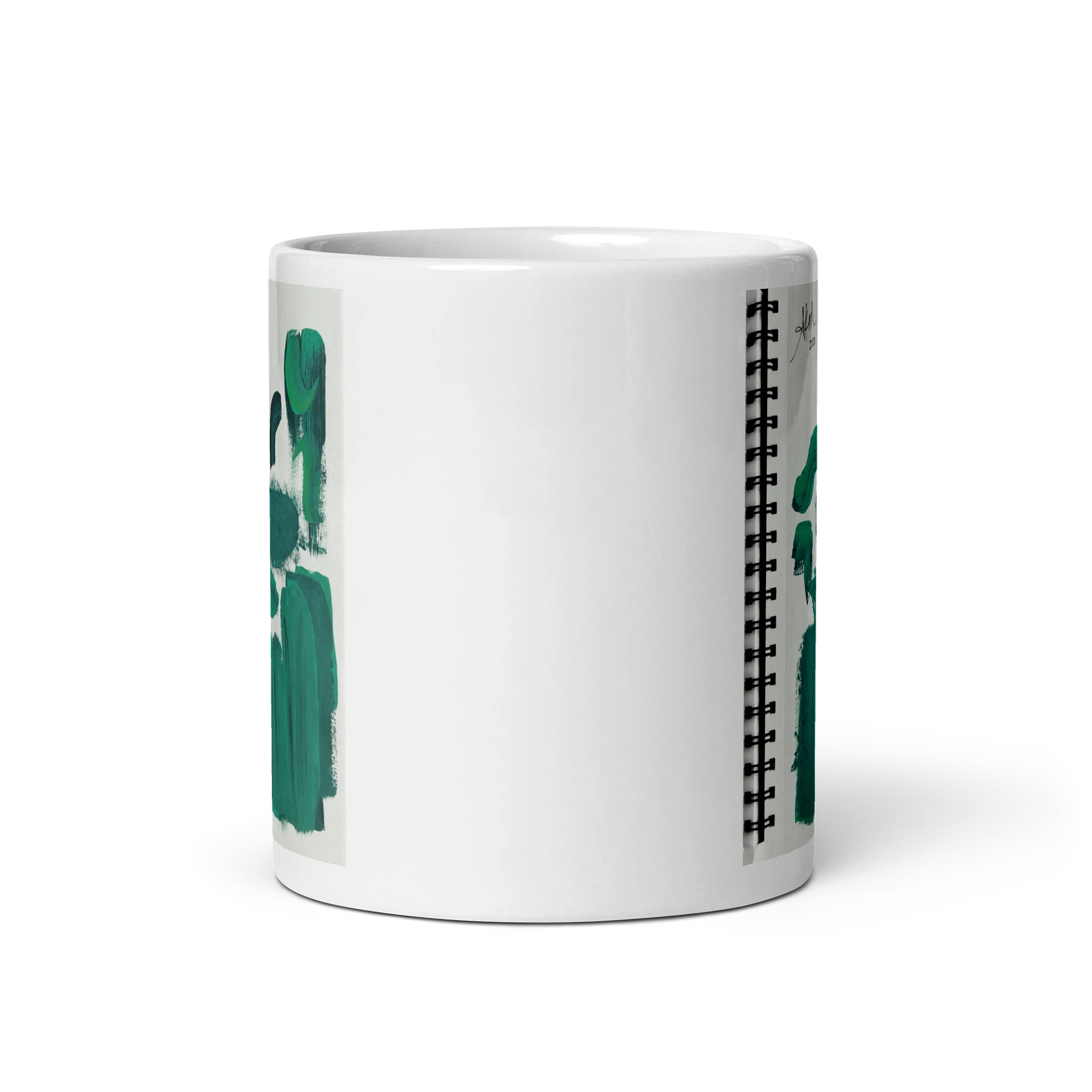 AK’s Emerald Brushstrokes Mug product image (5)