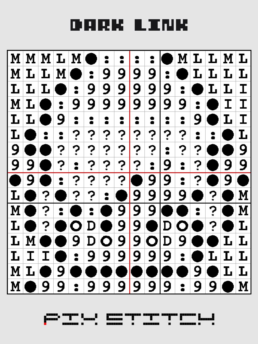 Dark Link Pixel Art product image (3)