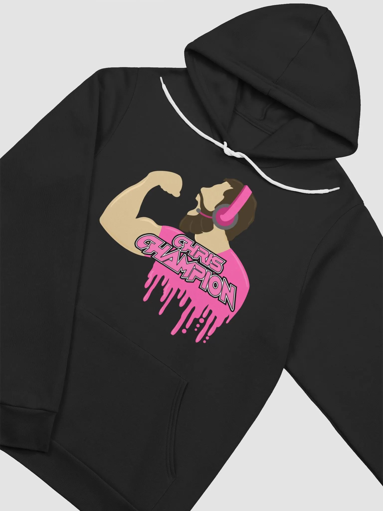 Pink Chris Champion Logo Hoodie product image (6)
