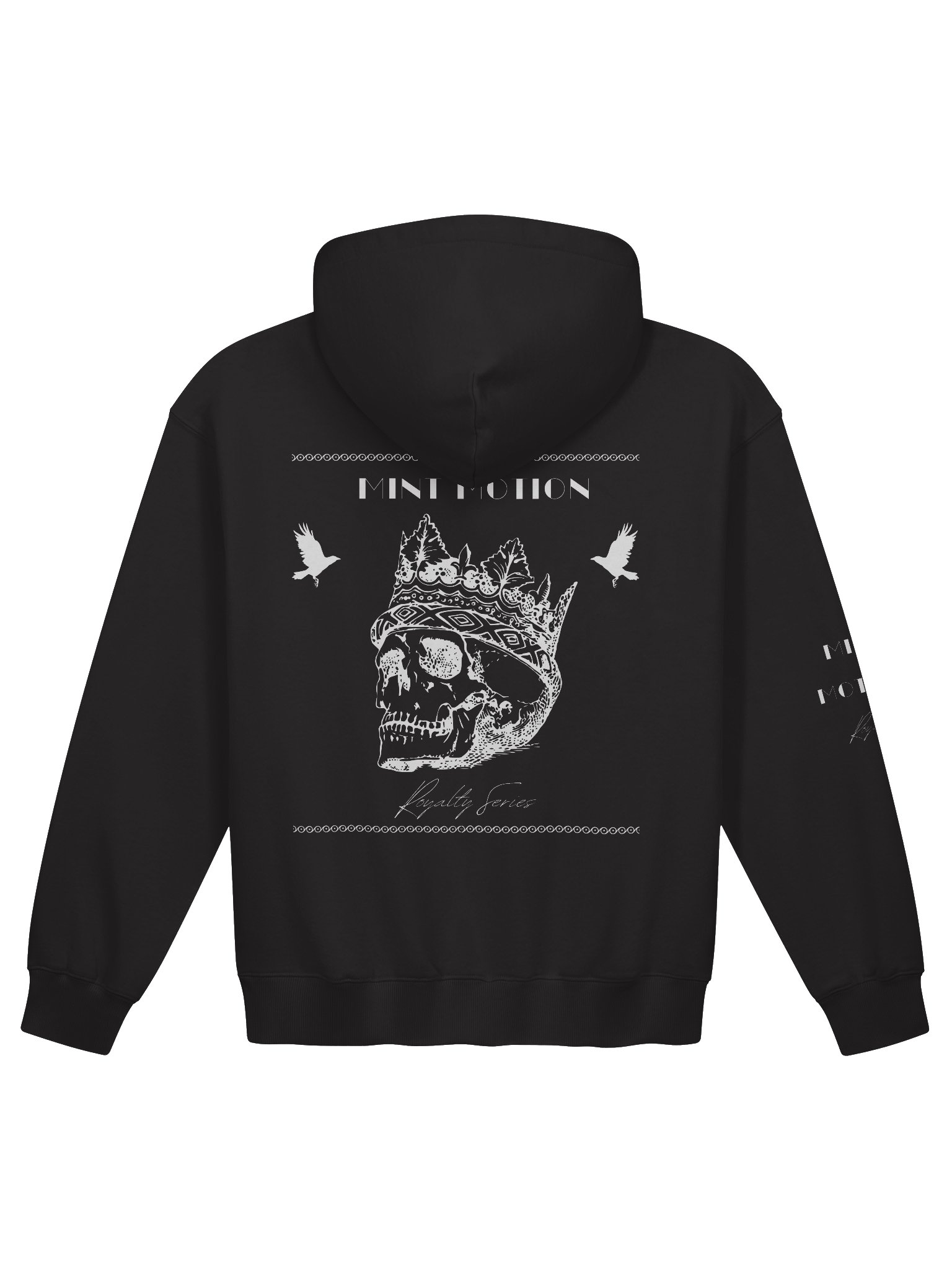 Royalty Series White Print Premium Hoodie product image (2)