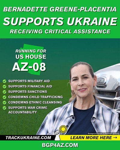 Democrat Bernadette Greene-Placentia is running in Arizona's 8th Congressional District [AZ-08] on November 3.

✅Supports mil...