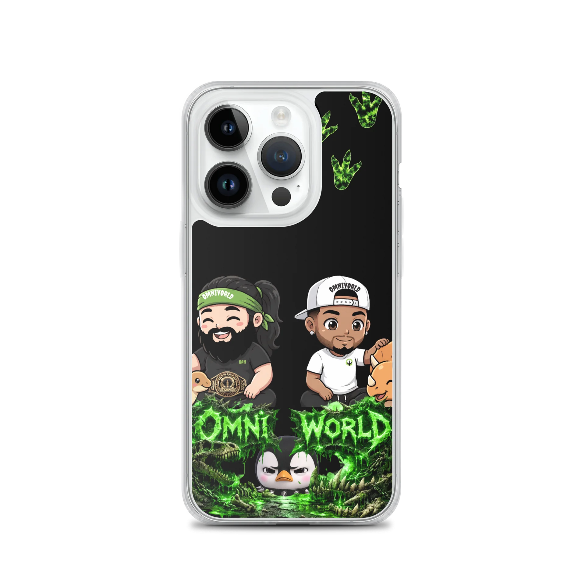 OMNIWORLD Neon Mascot MagSafe Case product image (1)