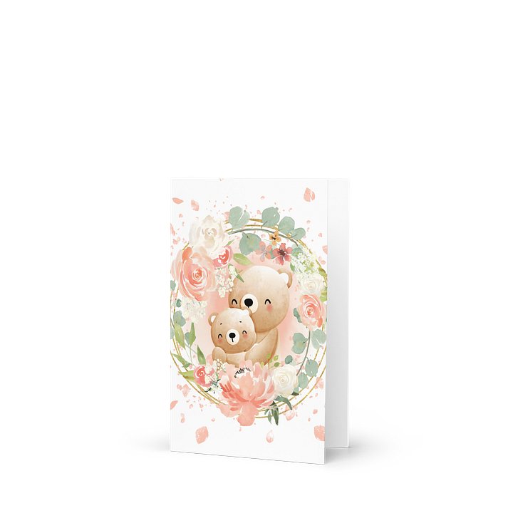 Bear Cuties Mother and Baby Card product image (2)