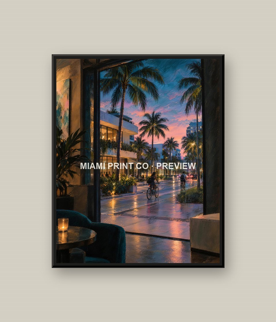 Midtown Miami | Framed Art Print product image (1)