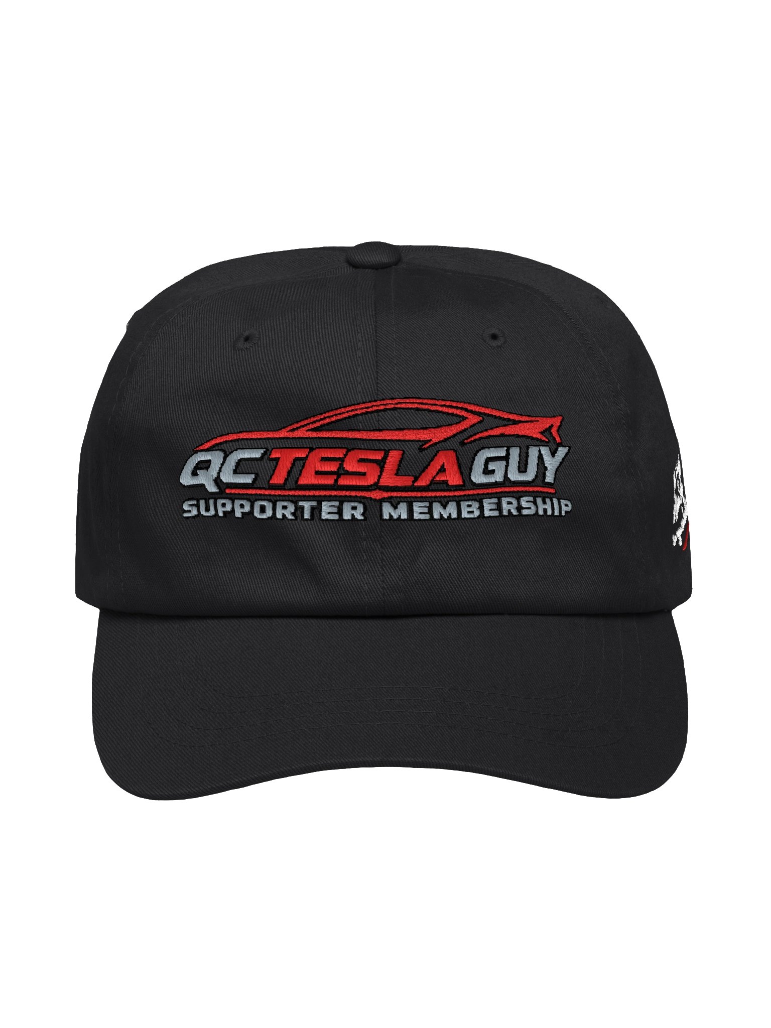 QC Tesla Guy Supporter Membership Dad Hat product image (2)