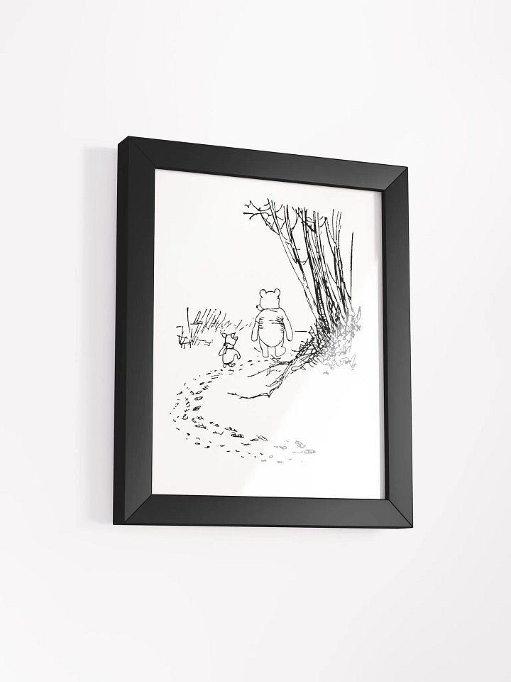 Pooh Bear and Piglet Walking the Path Framed Artwork product image (2)