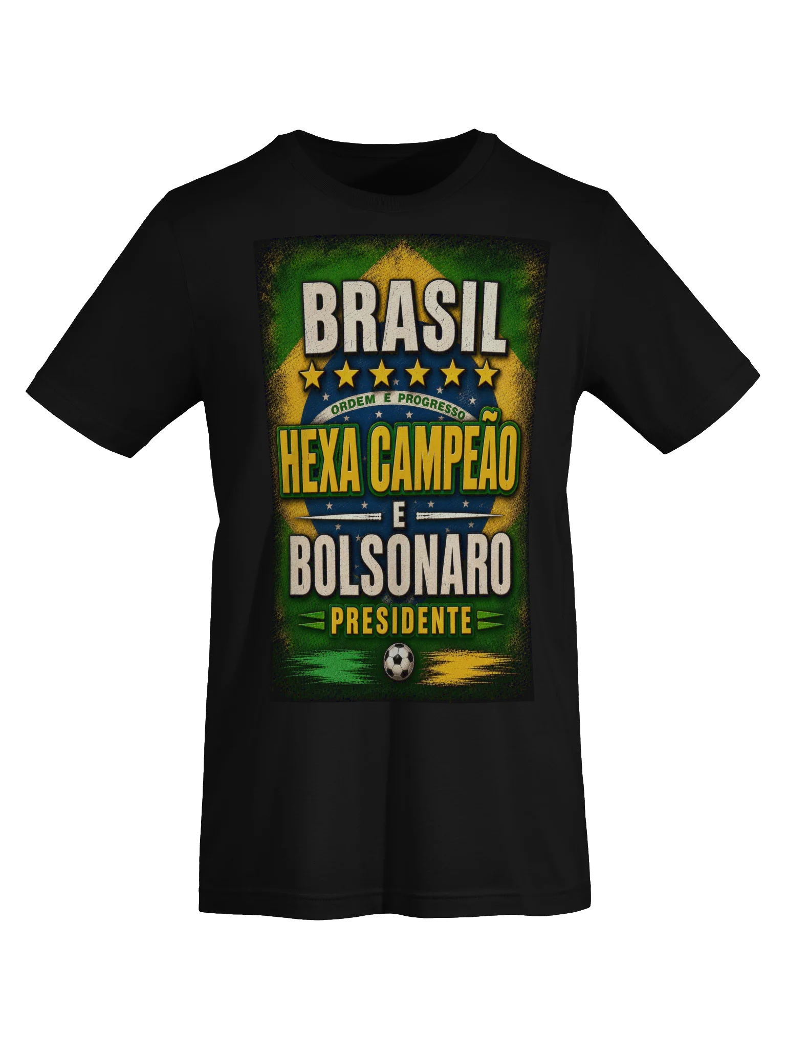 Brasil Hexa Campeão Soccer Tee product image (46)