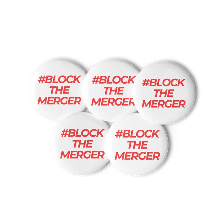 #BlockTheMerger Pins product image (1)