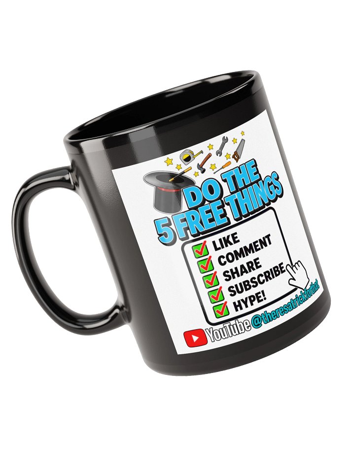 Do The 5 Free Things Coffee Mug | There's A Trick For That product image (1)