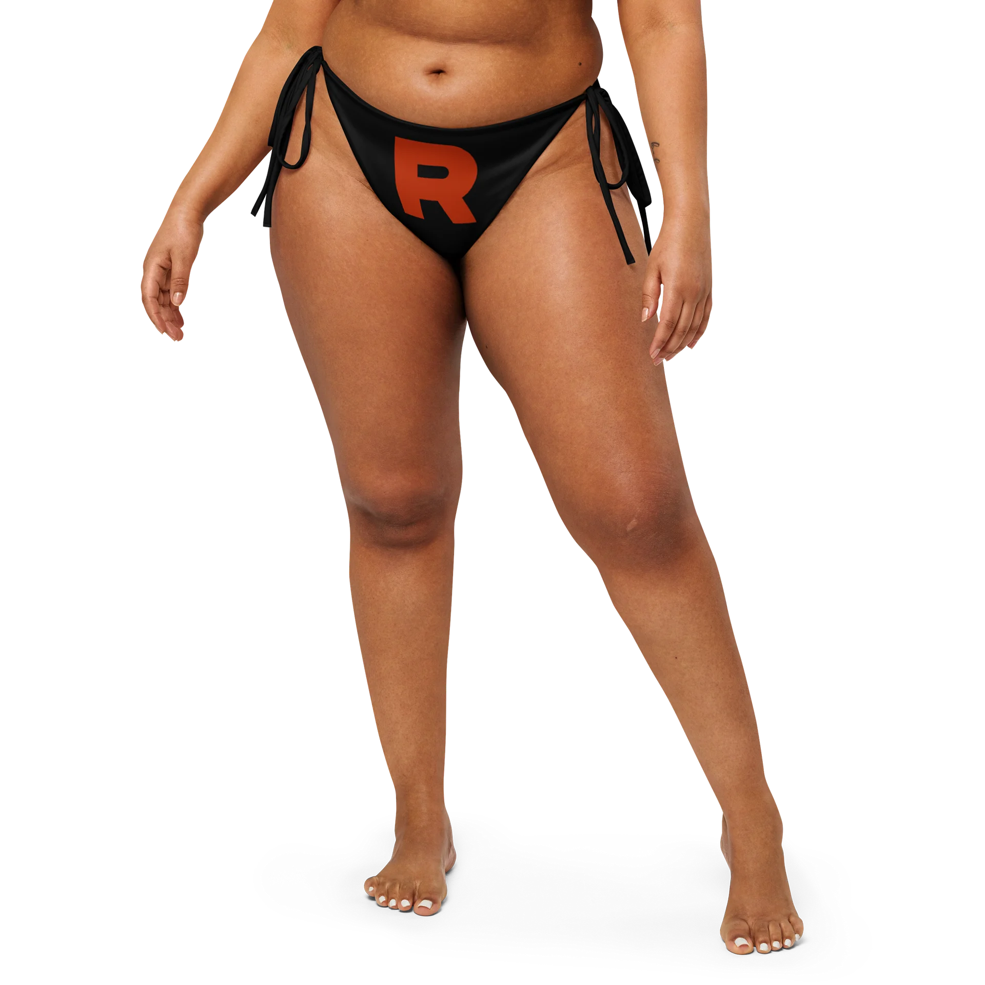 Bold Crimson 'R' All-Over String Bikini product image (1)