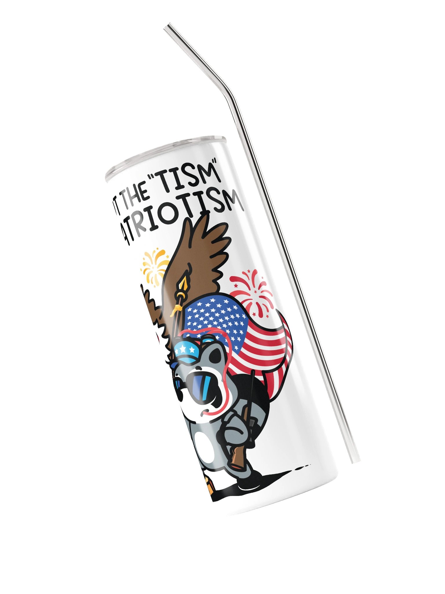 'Tism In Patriotism Tumbler product image (3)