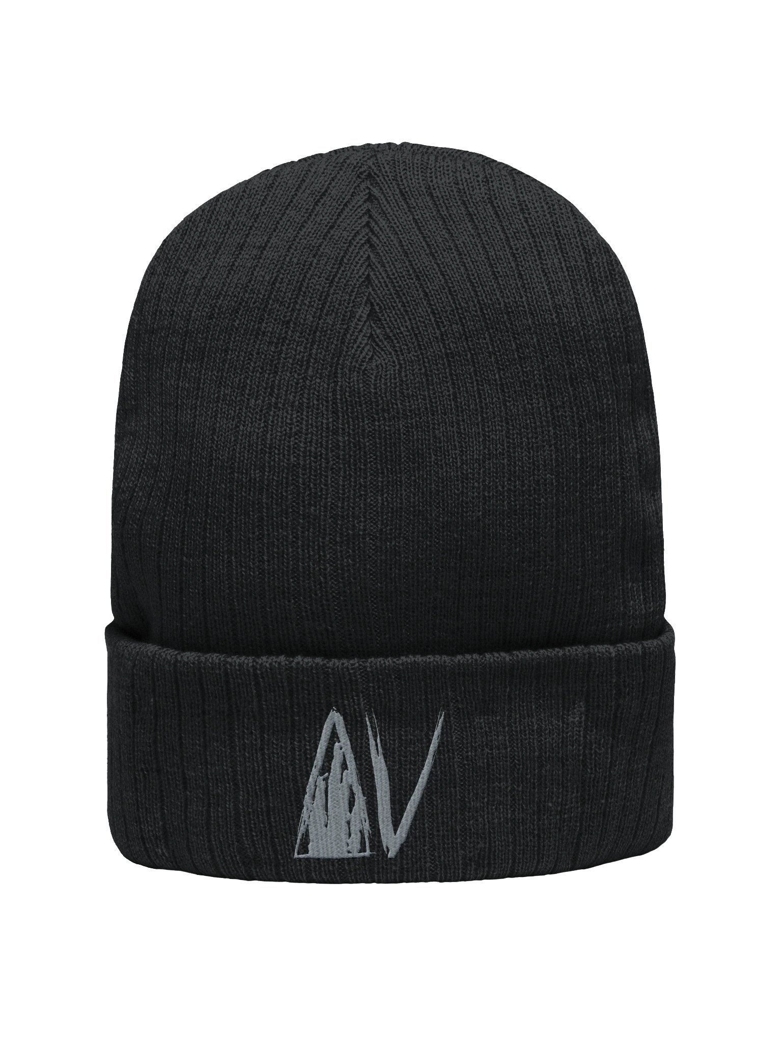 AV Ribbed Knit Beanie product image (1)