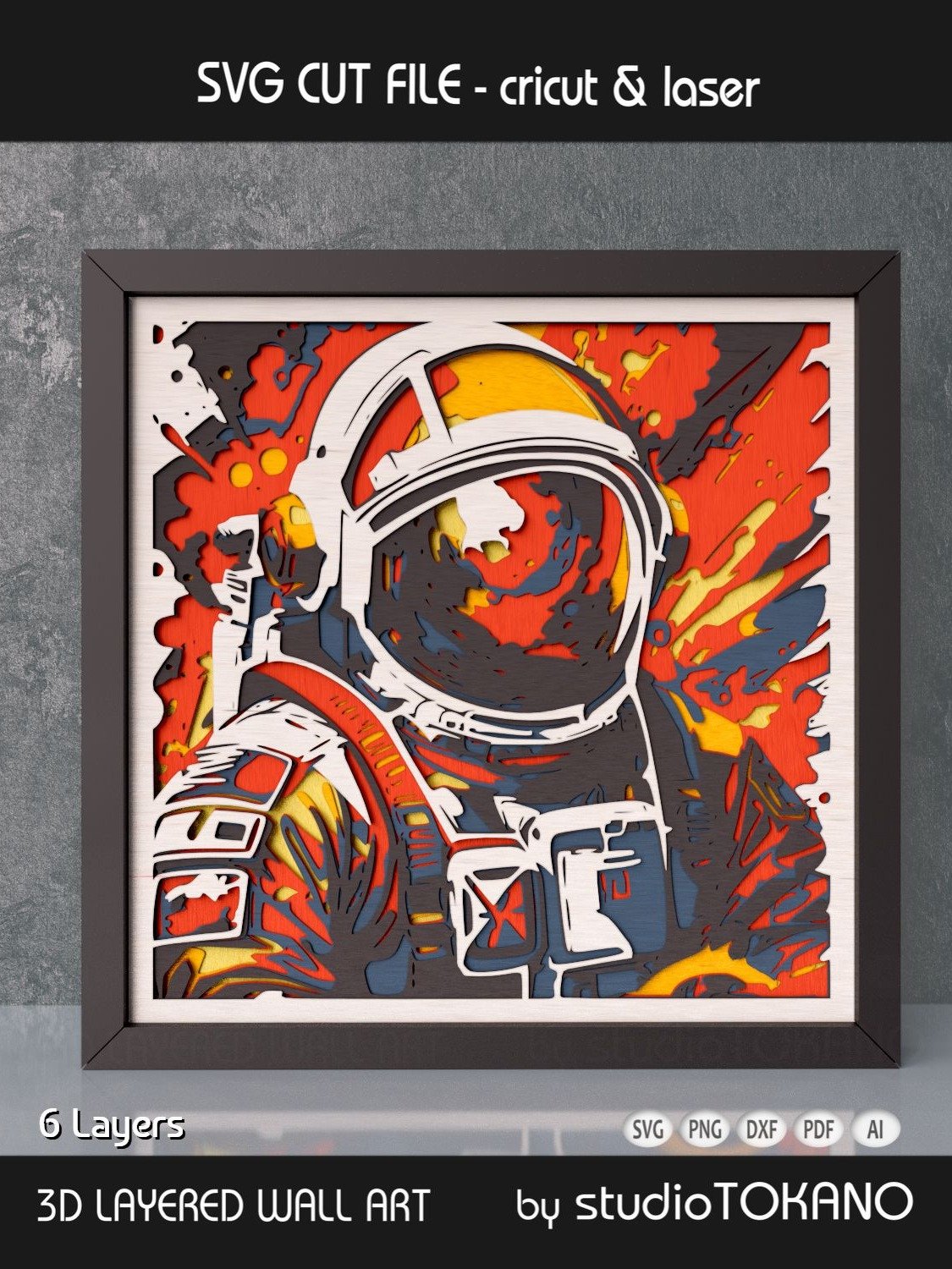Astronaut Shadow Box product image (1)