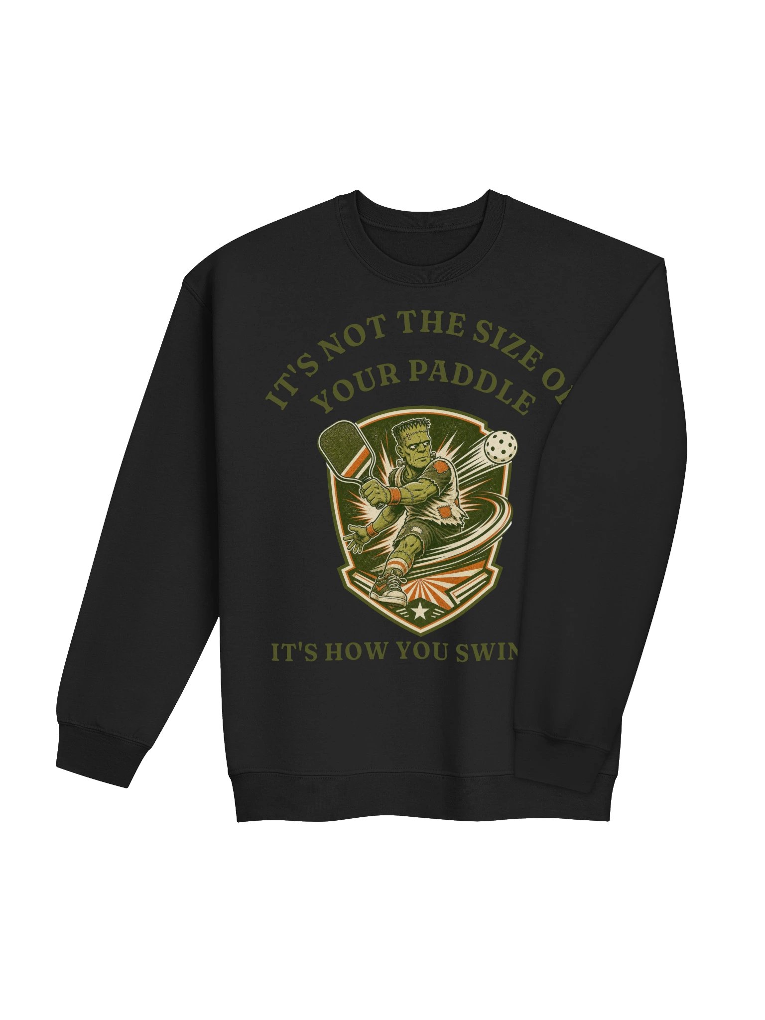 It's Not the Size of Your Paddle — Funny Pickleball Adult Humor Sweatshirt product image (13)