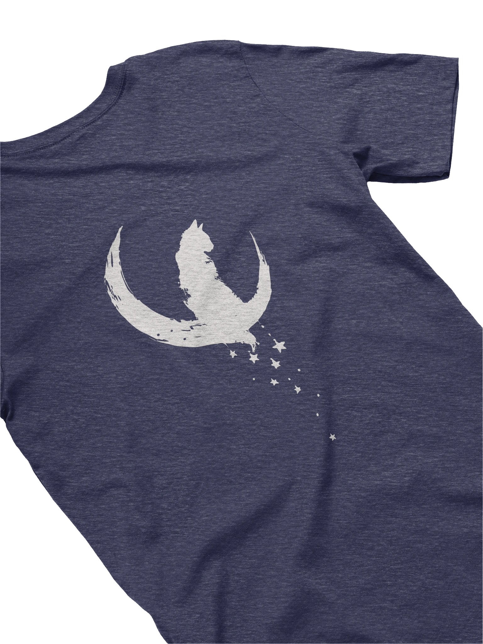 Shhh. The Moon Cat — Double Sided Tee product image (1)
