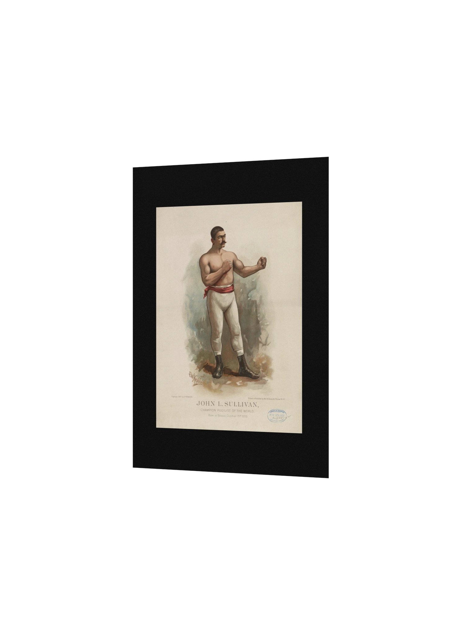 John L. Sullivan Champion Pugilist of the World Print product image (2)