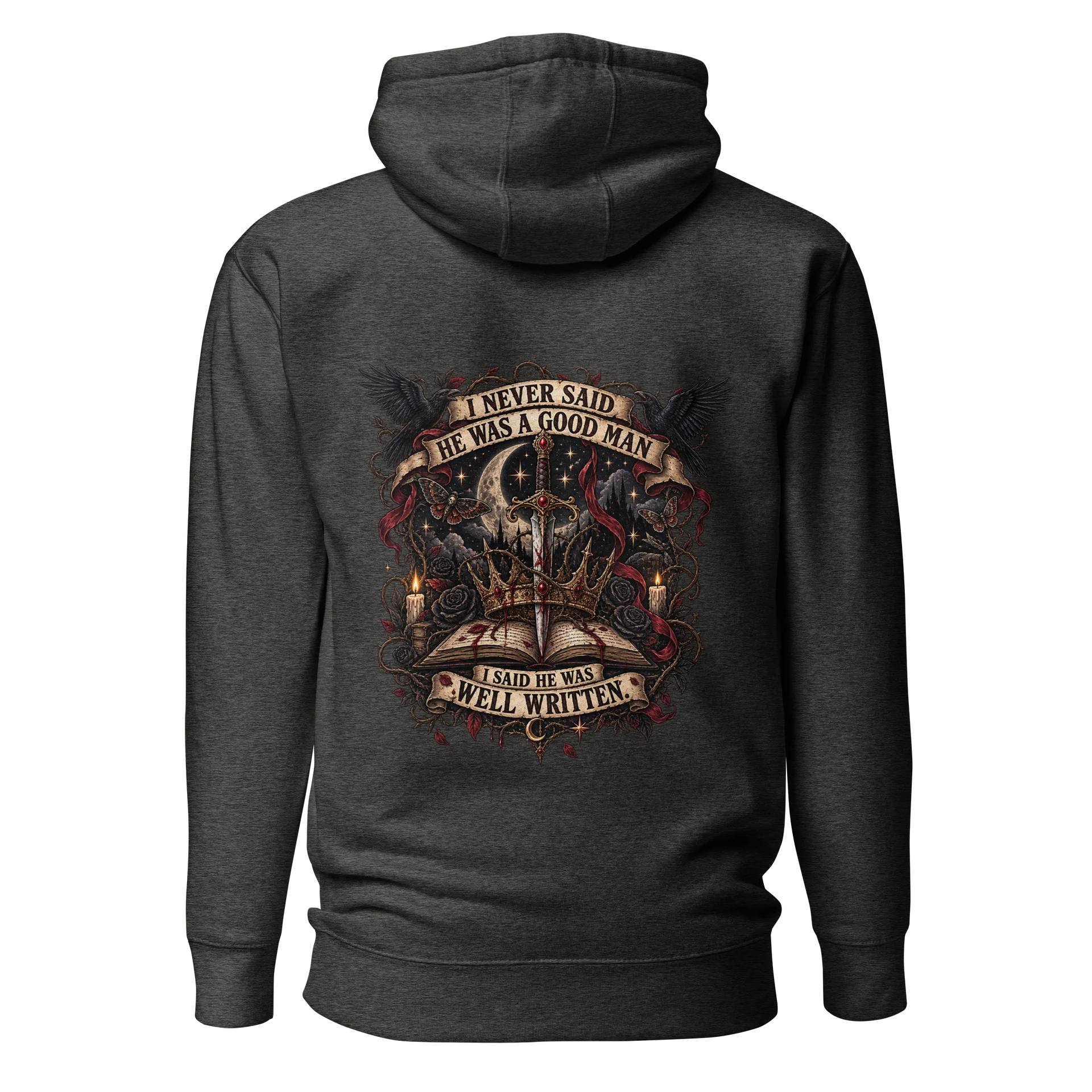 Morally Grey Gothic Heart Hoodie product image (6)