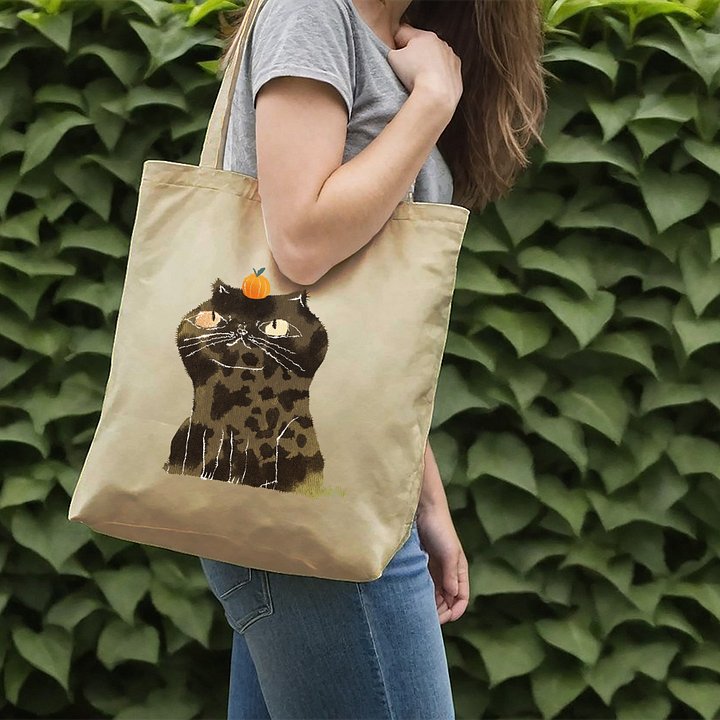 Tangerine Eco-Friendly Tote Bag product image (2)