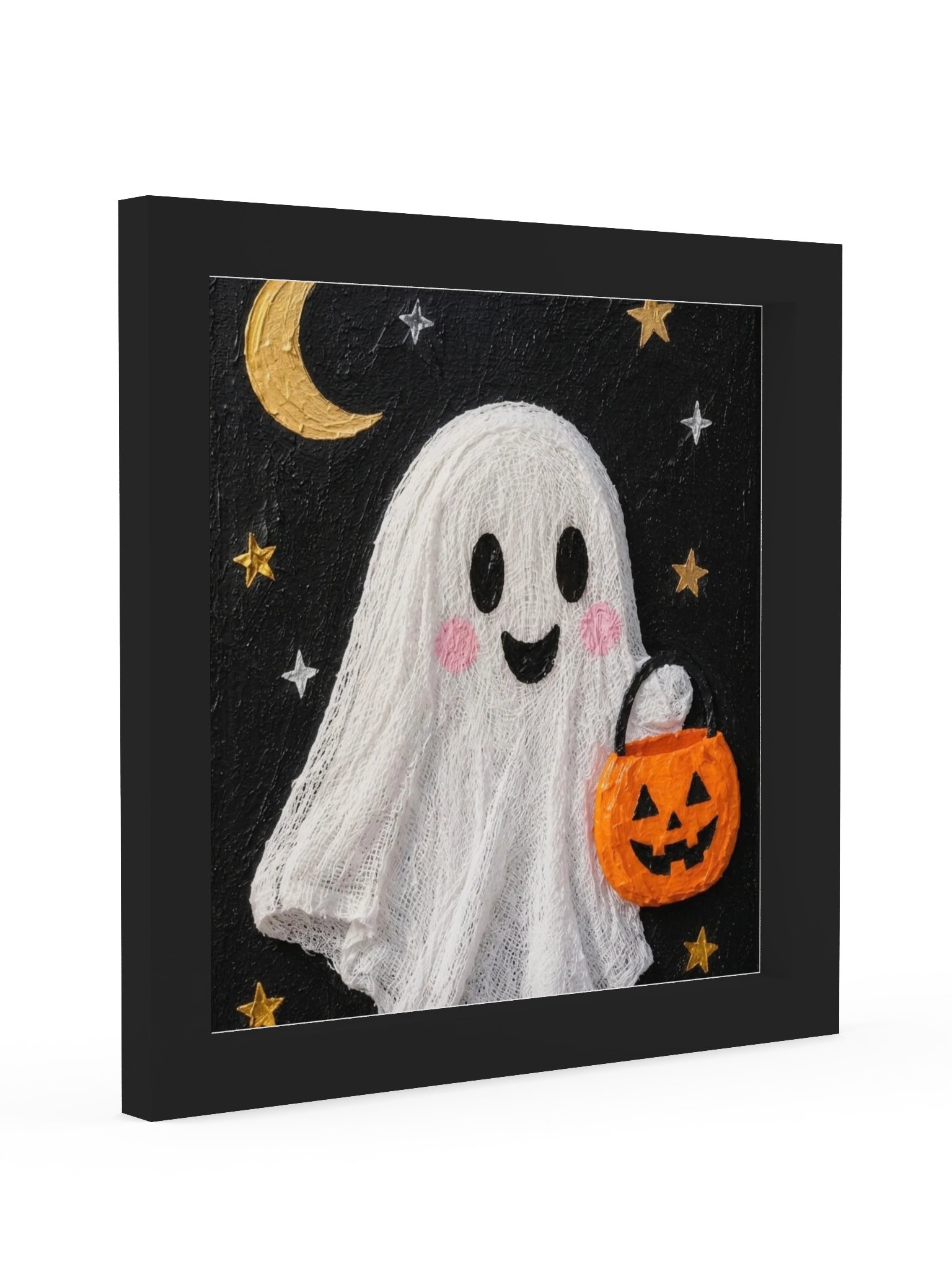 Cute Ghost Halloween Framed Poster product image (8)