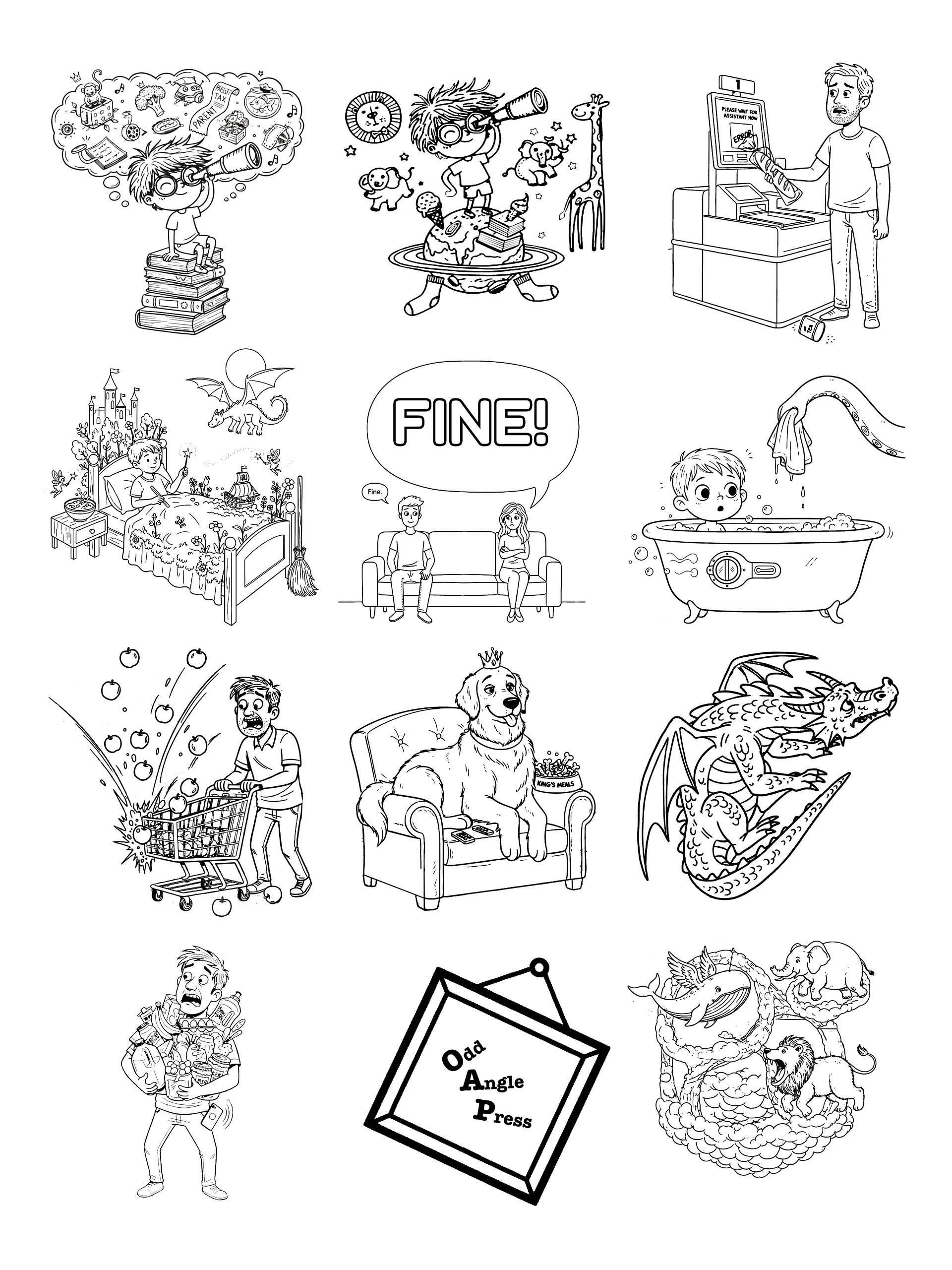 My Silly World: The DIY Printable Sticker Kit product image (1)