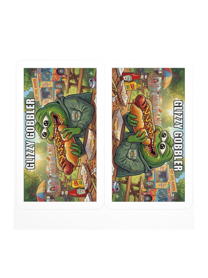 GLIZZY GOBBLER KISS CUT STICKERS product image (1)