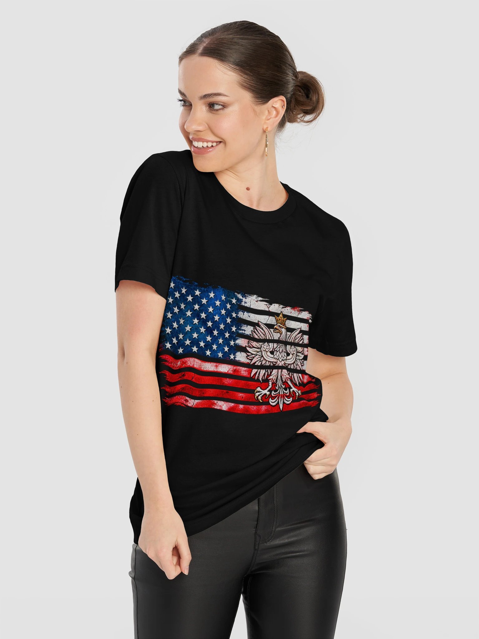 Polish American Flag T-Shirt product image (12)