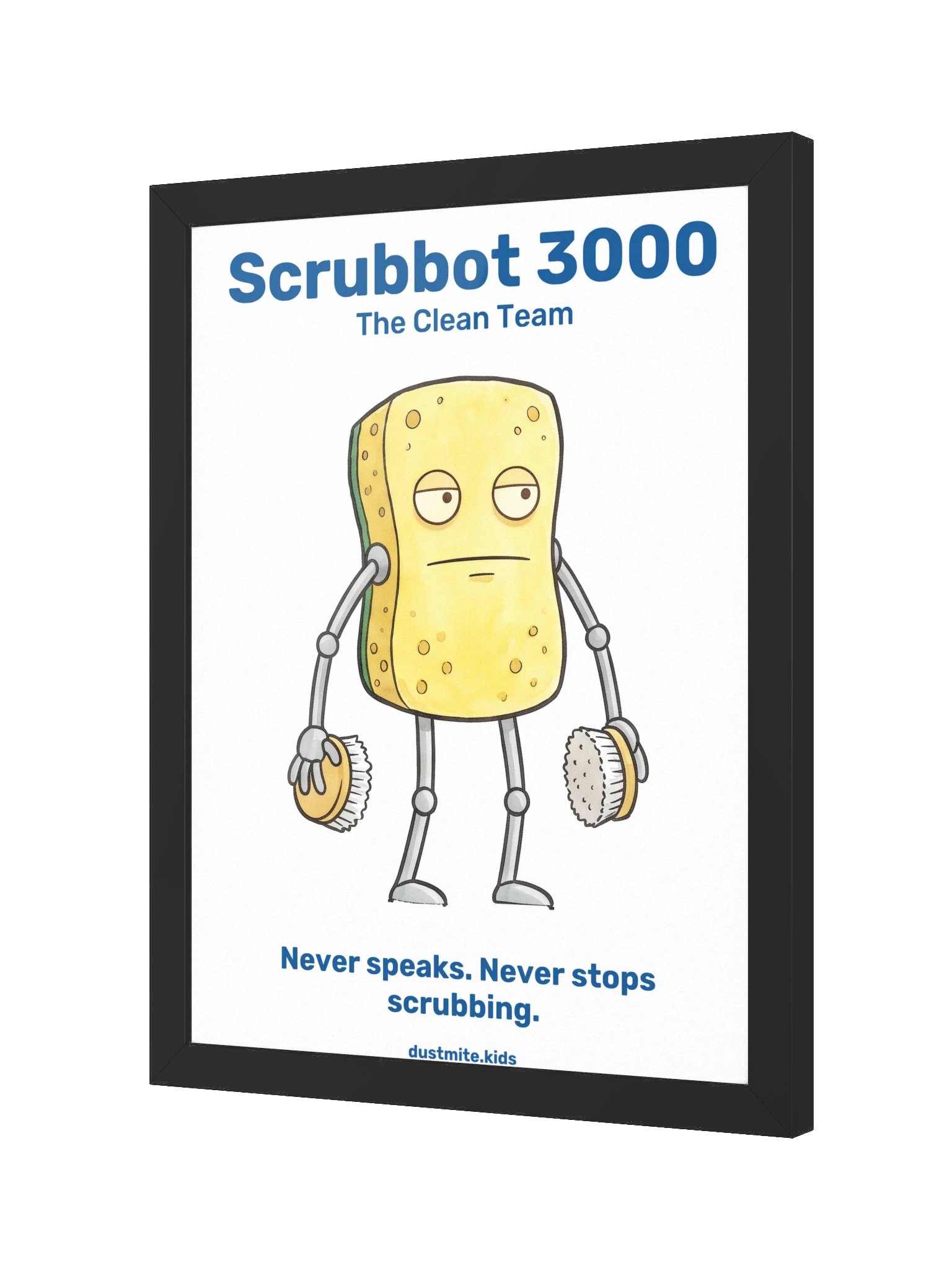 Scrubbot 3000 Framed Poster product image (16)
