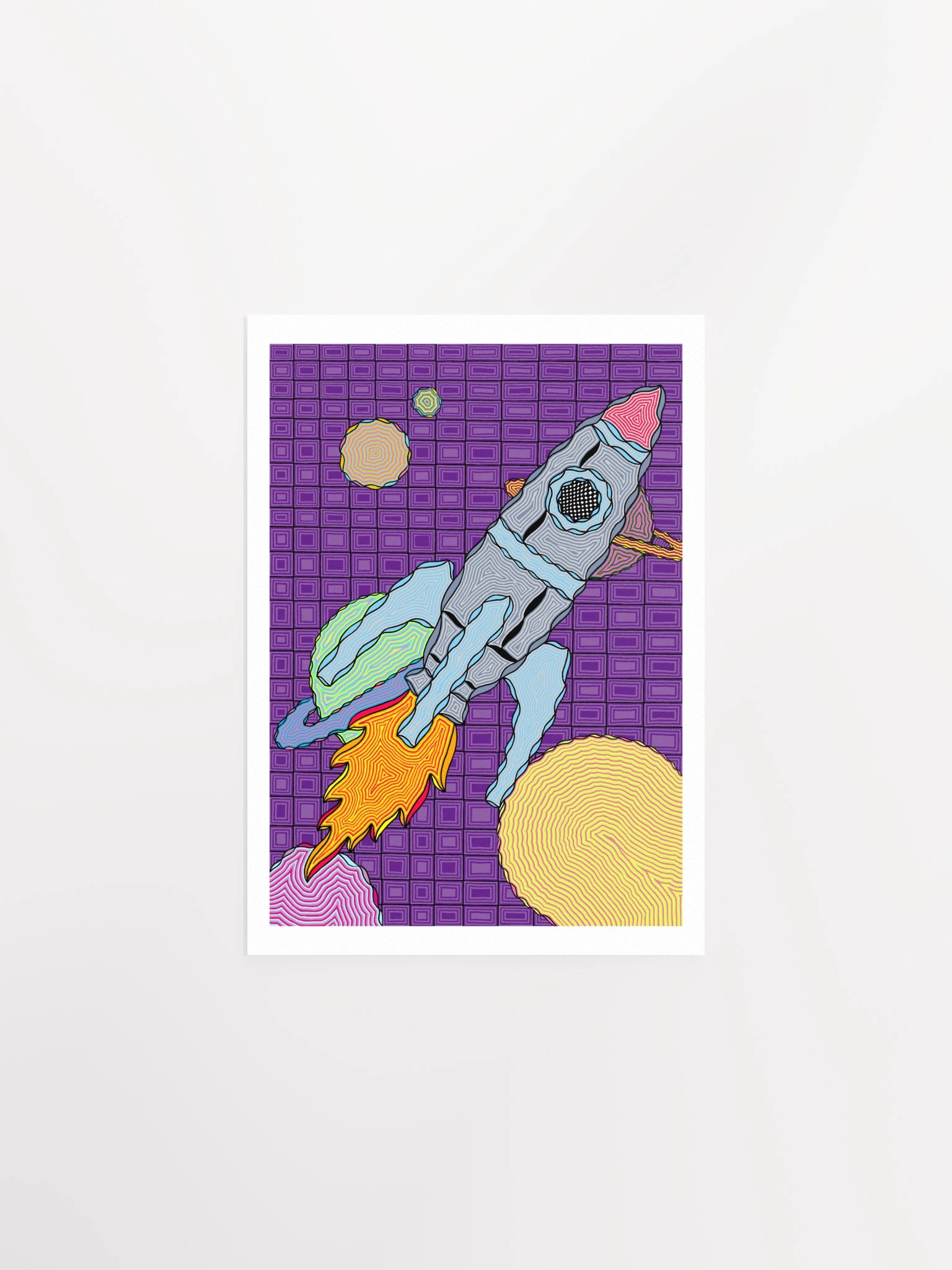 Enhanced Matte Paper Poster (Space v2) product image (1)
